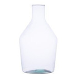 Glass bottle vase W-545B H:30,5cm D:18cm