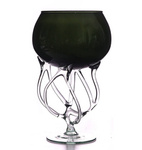 Goblet "Root" Dark Green H:27cm D:17cm