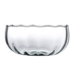 Glass salad bowl W-698A opt H:10cm D:22cm