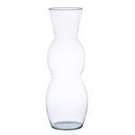 Glass vase W-500A H:50cm D:16cm