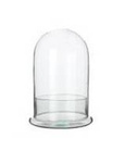 Glass cover W-315C+W-308 H:27cm D:17cm, No Hole OUTLET