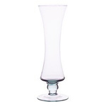 Stemmed glass vase W-135 H:28cm D:8,5cm