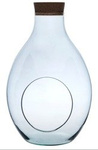 Glass terrarium W-379B+side hole+cork H:50cm D:29cm