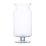 Glass jar vase W-332W H:28cm D:14cm