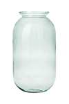 Glass jar vase W-524C H:41cm D:23cm