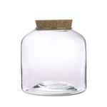 Glass vase W-734 H:29cm D:14cm