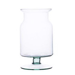 Glass jar vase W-332W1 H:23cm D:14cm