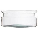 Glass jar vase W-332G6 H:8cm D:16cm