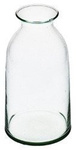 Glass bottle vase W-245 H:18cm D:9,5cm OUTLET