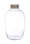 Glass terrarium W-714+korek H:30m D:19cm