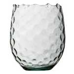 Glass vase W-773  honeycomb H:22cm D:18,5cm