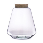 Glass terrarium + cork W-735B + korek H:32cm D:21cm