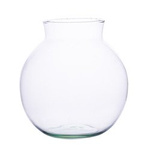 Glass ball vase W-487A H:20cm D:19cm