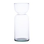 Glass vase W-289 H:25cm D:10cm