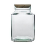 Glass jar vase H:20cm D:13,5 cm WM-8P003