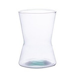 Glass vase W-195E H:20cm D:12cm SALE