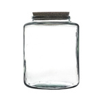 Glass jar vase H:20cm D:14,5cm WM-K019
