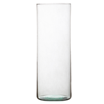 Glass cylinder vase H:41cm D:11cm