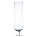 Glass vase W-525 H:42cm D:12cm
