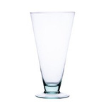 Stemmed glass vase W-145 H:25cm D:14cm