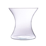 Glass vase W-466A H:25cm D:19,5cm