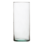 Glass cylinder vase H:20cm D:8,5cm