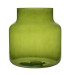 Glass jar vase W-395C H:20cm D:19cm