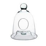 Glass terrarium bell W-655 H:25 cm D:19cm