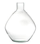 Glass bottle vase H:32cm D:26cm W-556