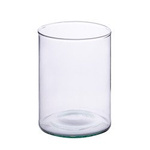 Glass cylinder vase H:20cm D:15cm