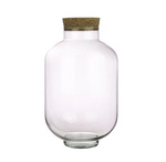 Glass vase W-734 H:29cm D:14cm