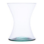 Glass vase W-55H H:18cm D:14,5cm