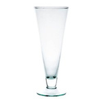 Glass stemmed vase W-119 H:35cm D:10cm