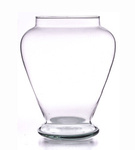 Glass vase W-505 H:22cm D:17,5cm SALE