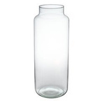 Glass jar vase W-395L H:50cm D:19cm