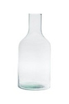 Glass bottle vase W-485 H:20cm D:9cm