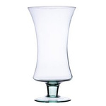 Glass cognac vase W-137 H:25cm D:14cm
