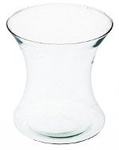 Glass vase W-128 H:17cm D:17cm