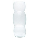 Bubble-shape glass vase W-368 H:38cm D:14,6cm