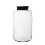 Jar vase  Słój W-596 + rubber cork H:30cm D:17cm