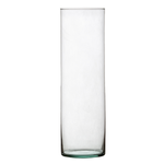 Cylinder glass vase H:40cm D:9cm