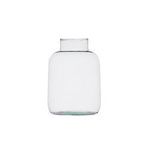 Glass jar vase H:20cm D:14,5cm W-629A