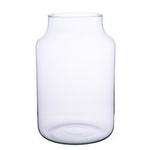 Glass jar vase H:30cm D:19cm W-395E