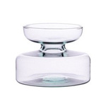 Glass vase WL-91 H:10cm D:13cm