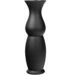 High vase W-501A black matt H: 50cm D:15cm
