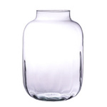 Recycled glass vase WL-103 part optic H:25cm D:17cm