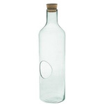 Glass vase W-394+side hole+cork H:53cm D:15cm