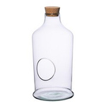 Glass terrarium W-531+side hole+cork H:35cm D:17,2cm