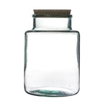 Glass jar vase  H:20cm D:14cm WM-K011