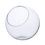 Glass ball vase D-23A H:24cm D:23cm